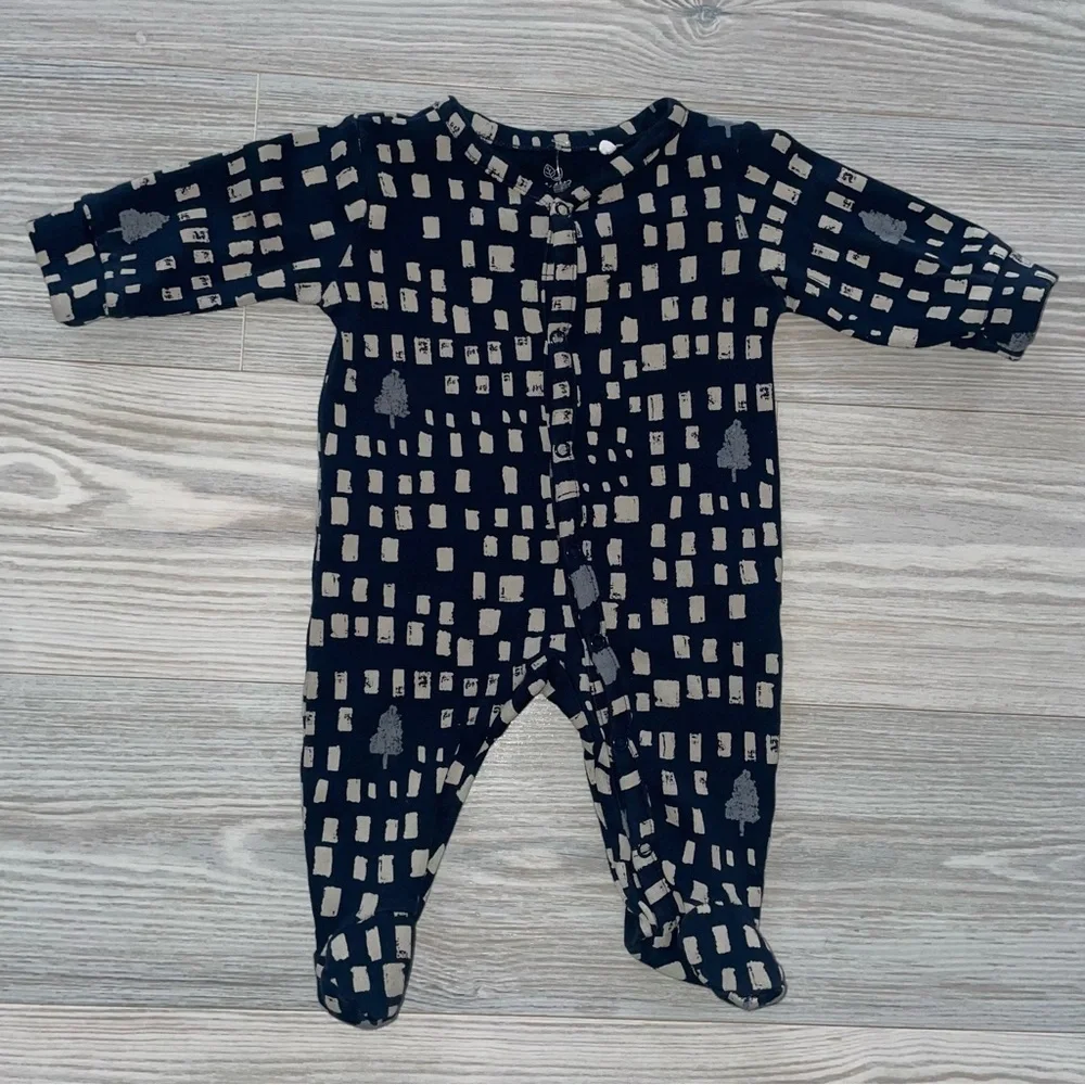 Oliver & Rain Baby Boys 3 Months Sleep and Play Sleeper